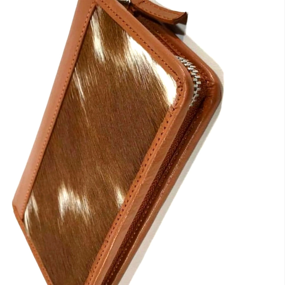 Cow Hair on Wristlet